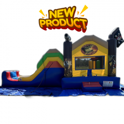 Pirate ship combo (wet or dry slide)